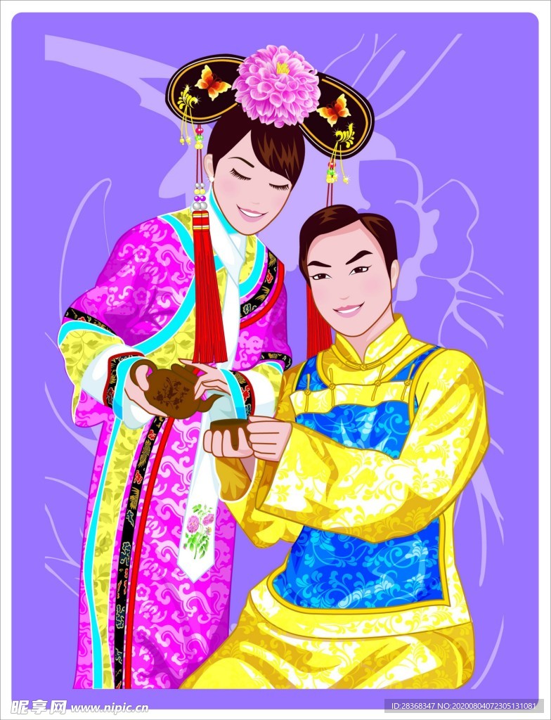 中式婚礼人物