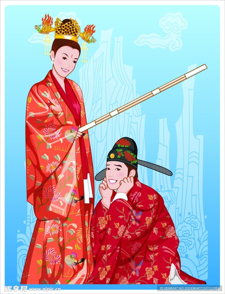中式婚礼人物