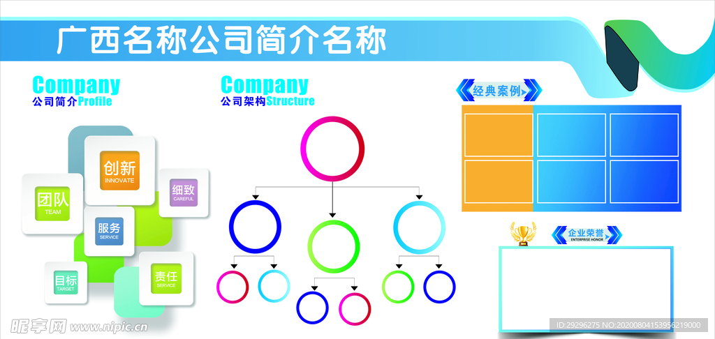 公司简介展板