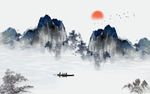 山水画 水墨山水画 意境山水画