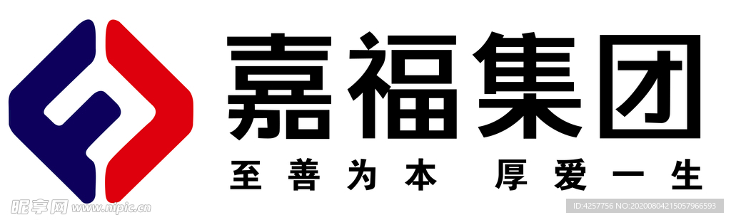 嘉福集团logo标识标志