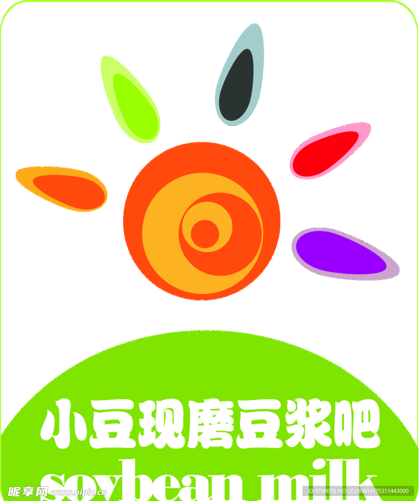 现磨豆浆LOGO