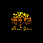 金色树logo