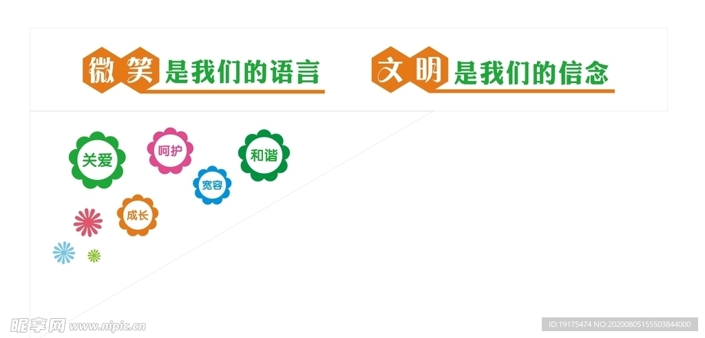 校园文化墙系列之微笑