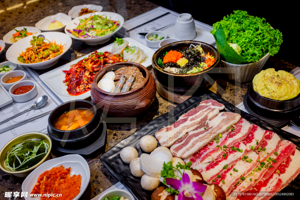韩国烤肉 美食 传统美食 餐饮