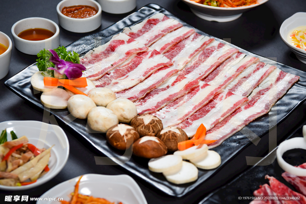 韩国烤肉 美食 传统美食 餐饮