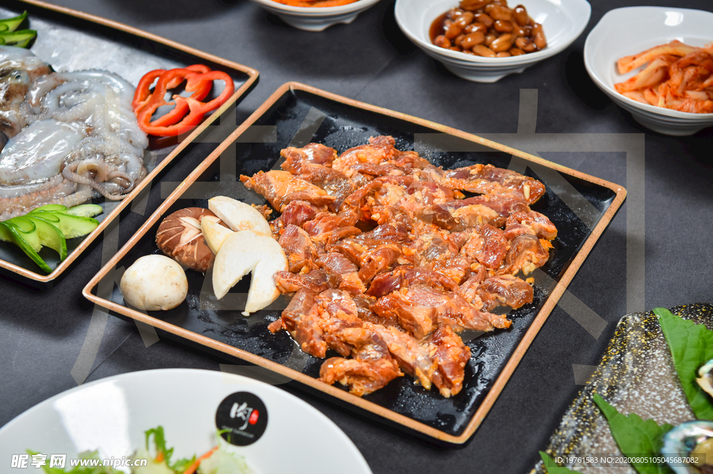 韩国烤肉 美食 传统美食 餐饮