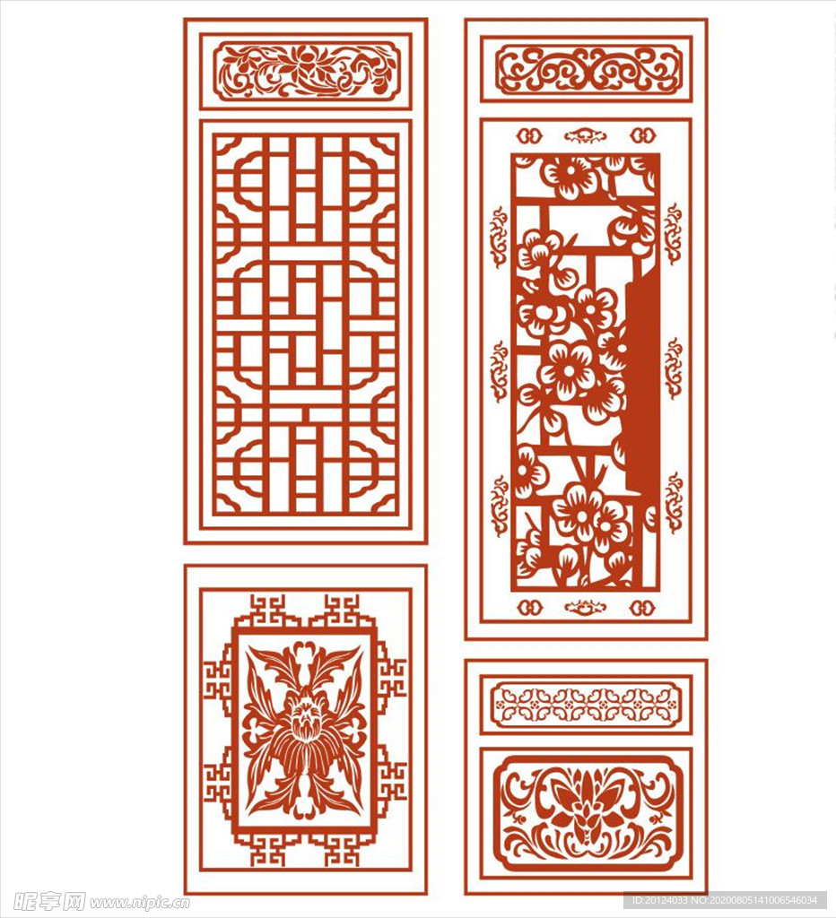 仿古门窗雕花