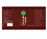 瓶贴 五宝茶 滋补