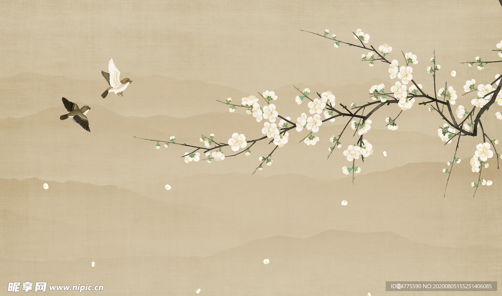 中式花鸟