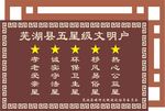 五星文明户