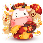 2021 金牛送福 牛年