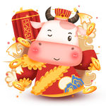 2021 金牛送福 牛年