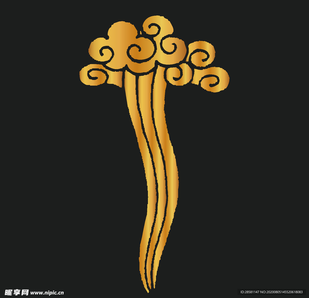 矢量古典祥云