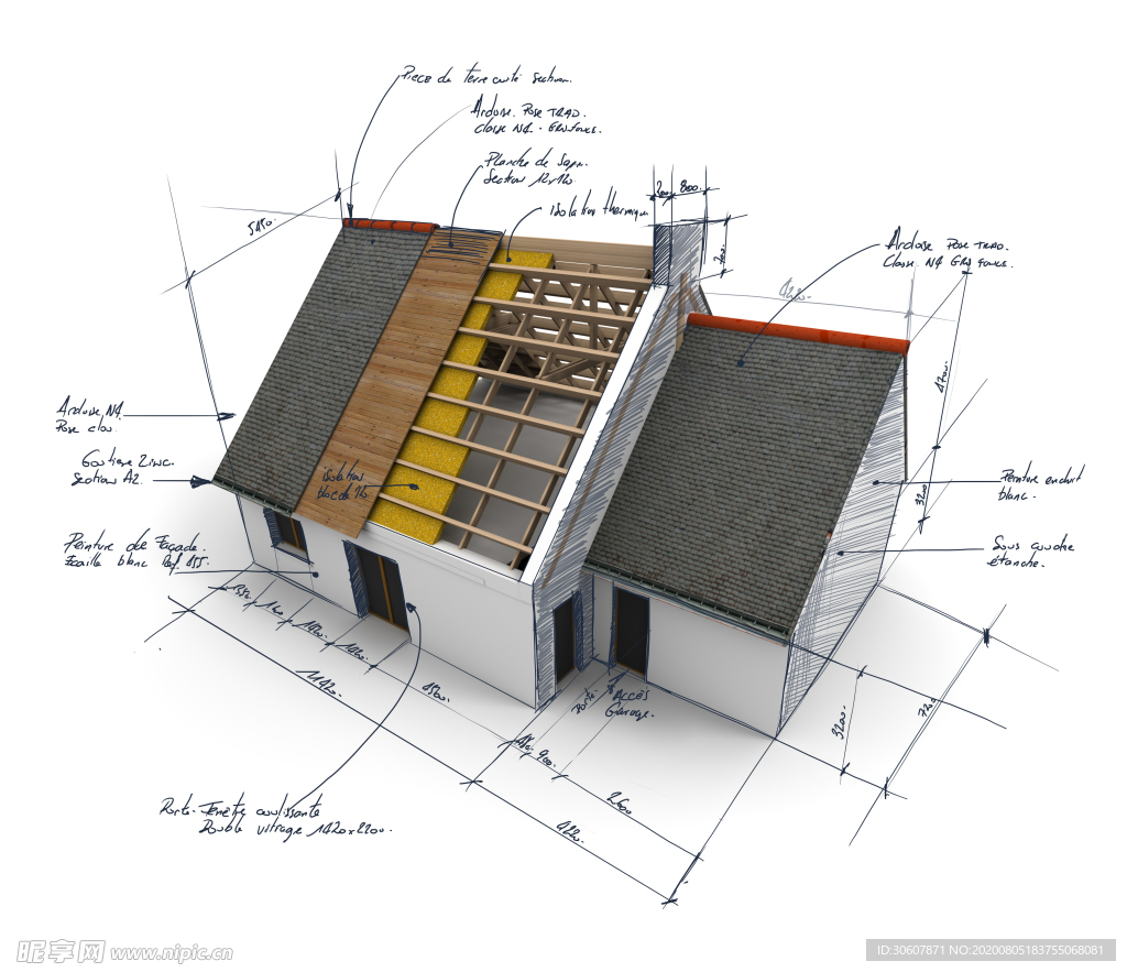 房屋建筑模型