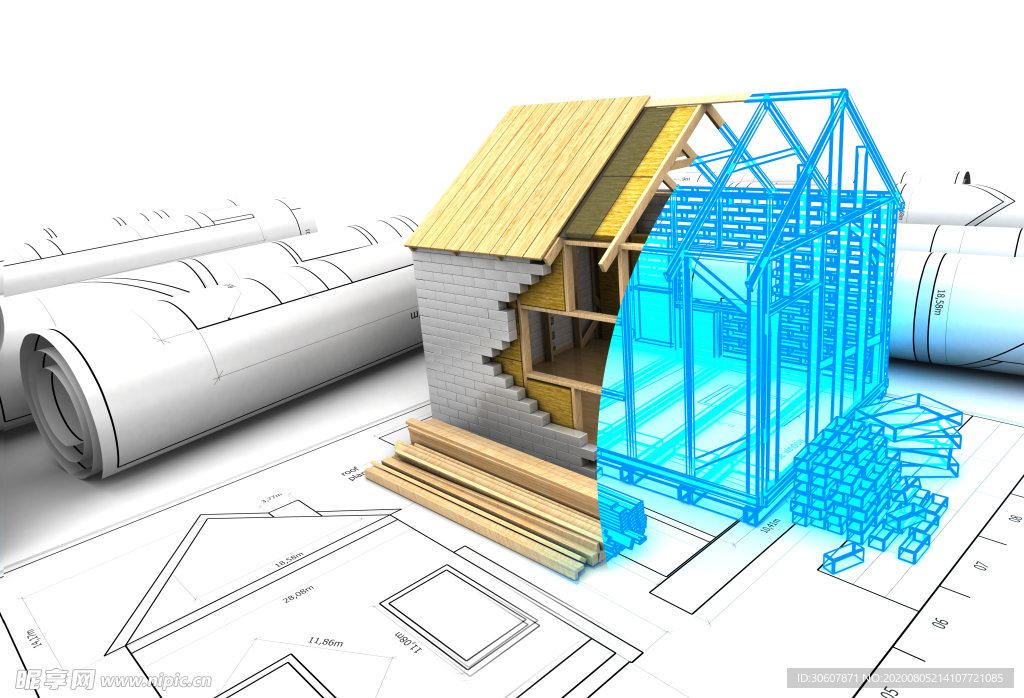 房屋建筑模型