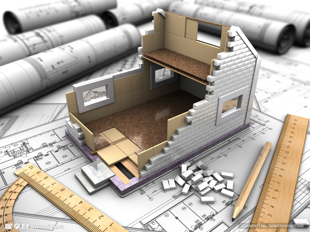 房屋建筑模型