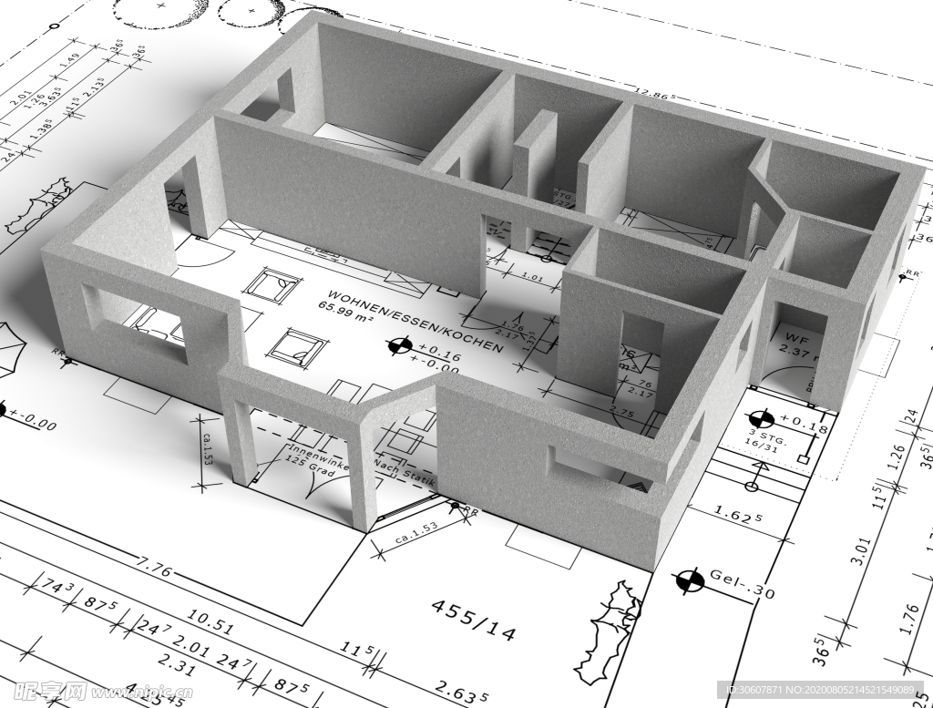 房屋建筑模型