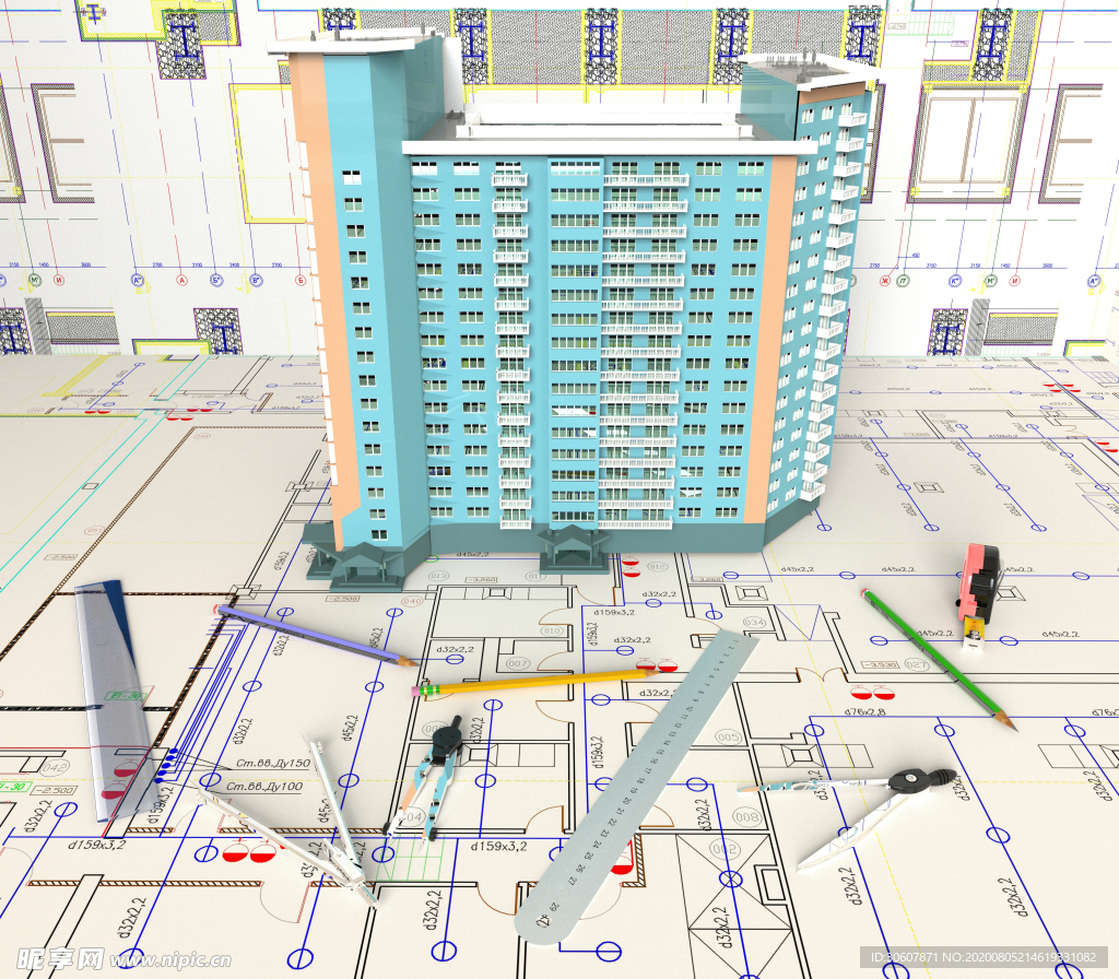 房屋建筑模型