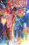 二次元美女手绘插画图片