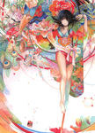 二次元美女手绘插画图片