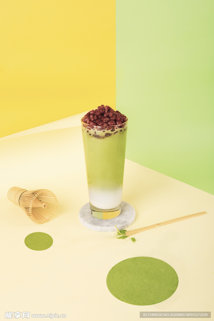 红豆抹茶