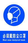 佩戴防尘口罩