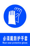 佩戴防护手套