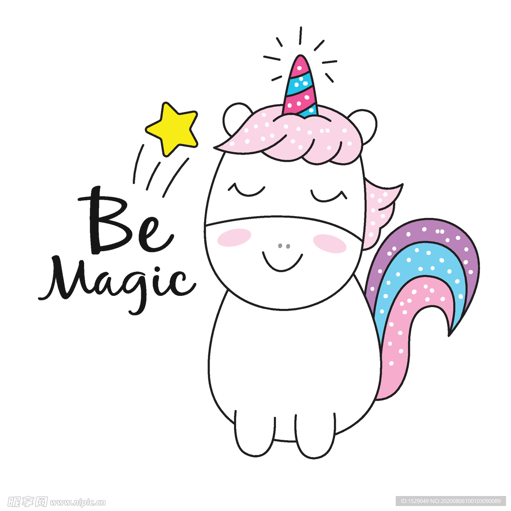 卡通独角兽
