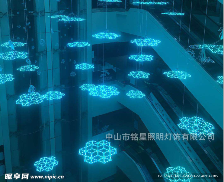 商场灯光美陈 铭星工厂制造吊饰