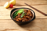 香辣鸡块饭