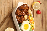 红烧鸡块饭