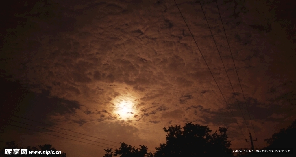 实拍大气震撼夜空延时摄影