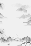 中国风景画背景