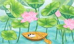 夏至海报背面素材