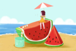 夏至海报背面素材