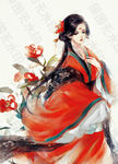 古风姑娘兰芝