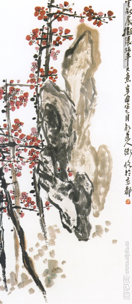 红梅 图