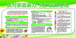 反对家庭暴力宣传栏