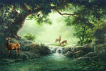 梦幻背景墙