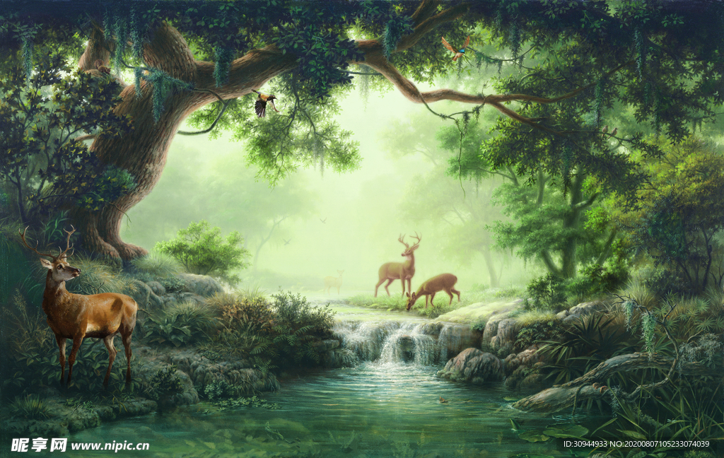 梦幻背景墙