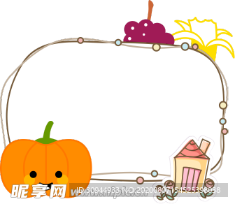 卡通边框