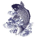鲤鱼插画图案