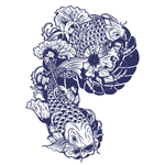 鲤鱼插画图案