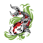 鲤鱼插画图案