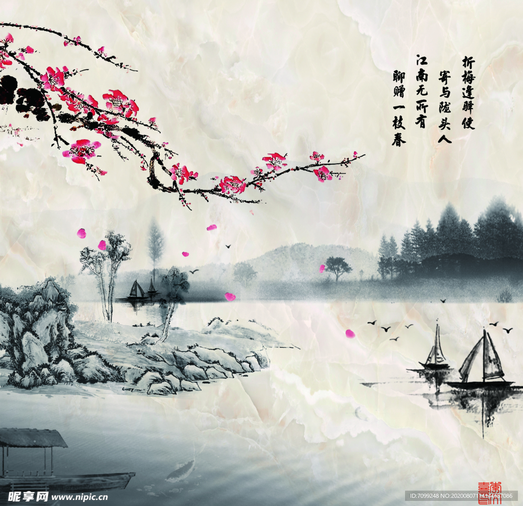 背景墙装饰画