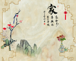 背景墙装饰画