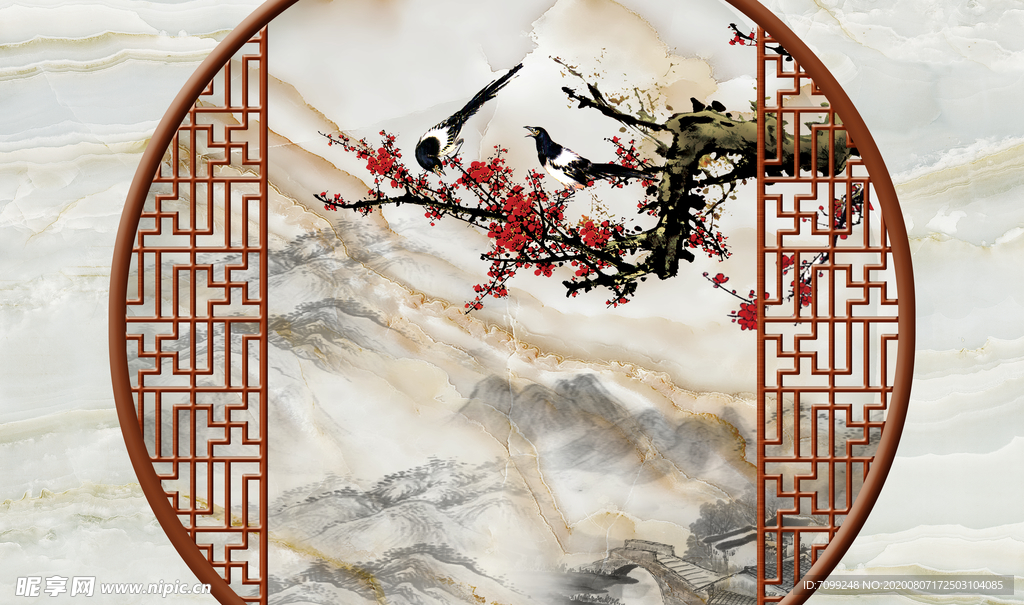 背景墙装饰画