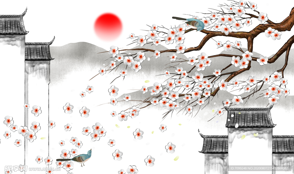 背景墙装饰画
