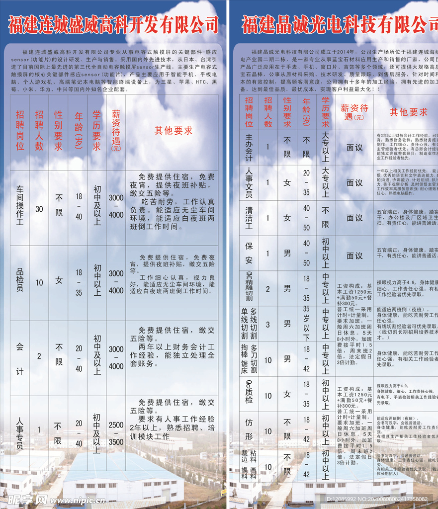 园区招聘